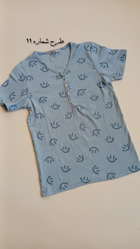 تیشرت کبریتی وارداتی جنس نخ پنبه درجه یک از برند zara